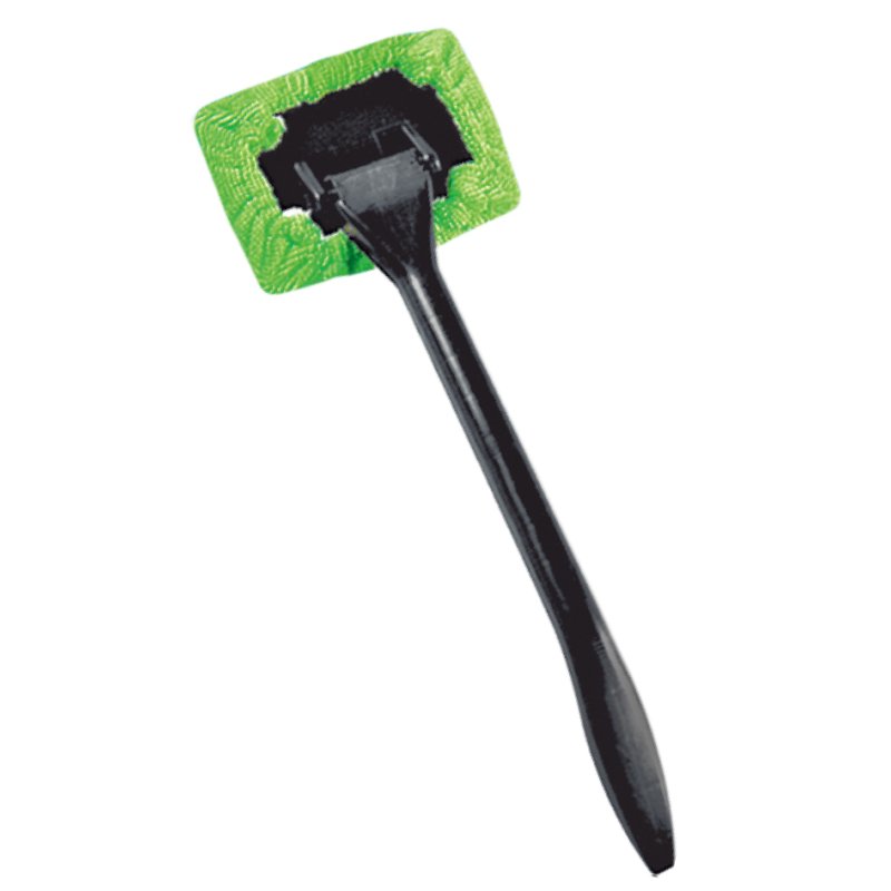 IWH tampons de rechange en microfibre pour nettoyeur de vitres, vert, 2 pièces